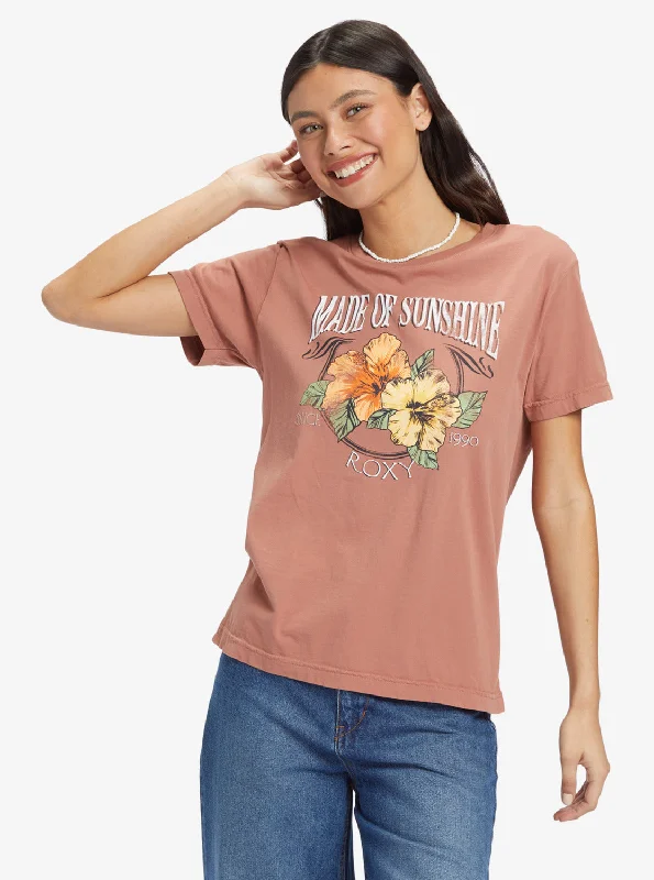 Made Of Sunshine Boyfriend T-Shirt - Cedar Wood