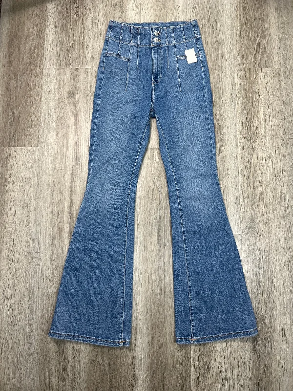 Jeans Flared By We The Free In Blue Denim, Size: 8