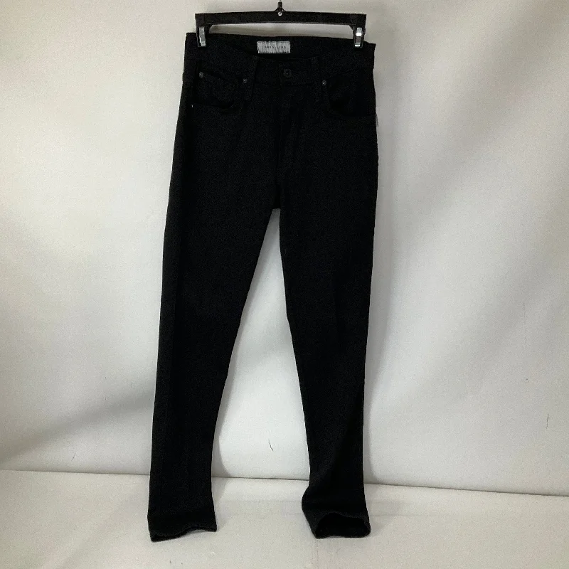 Jeans Skinny By James Jeans In Black Denim, Size: 4