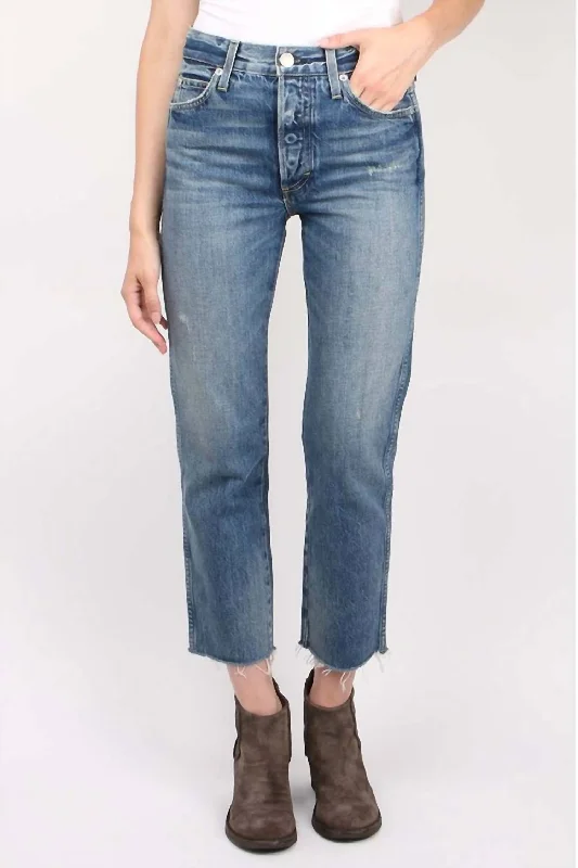 Loverboy Cropped Jeans In Darling