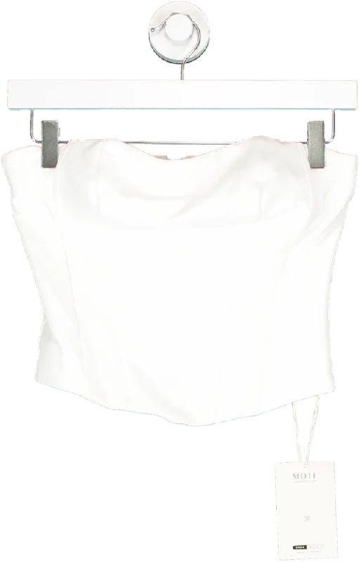 SHEIN White Bustier Top UK XS