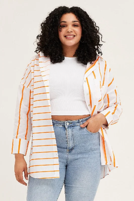 Stripe Long Sleeve Stripe Shirts