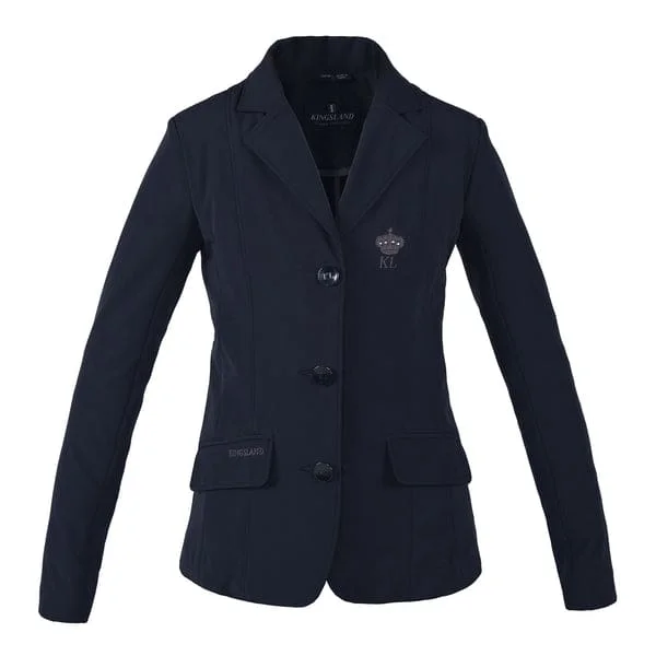 Kingsland Girls Classic Woven Softshell Show Jacket Navy