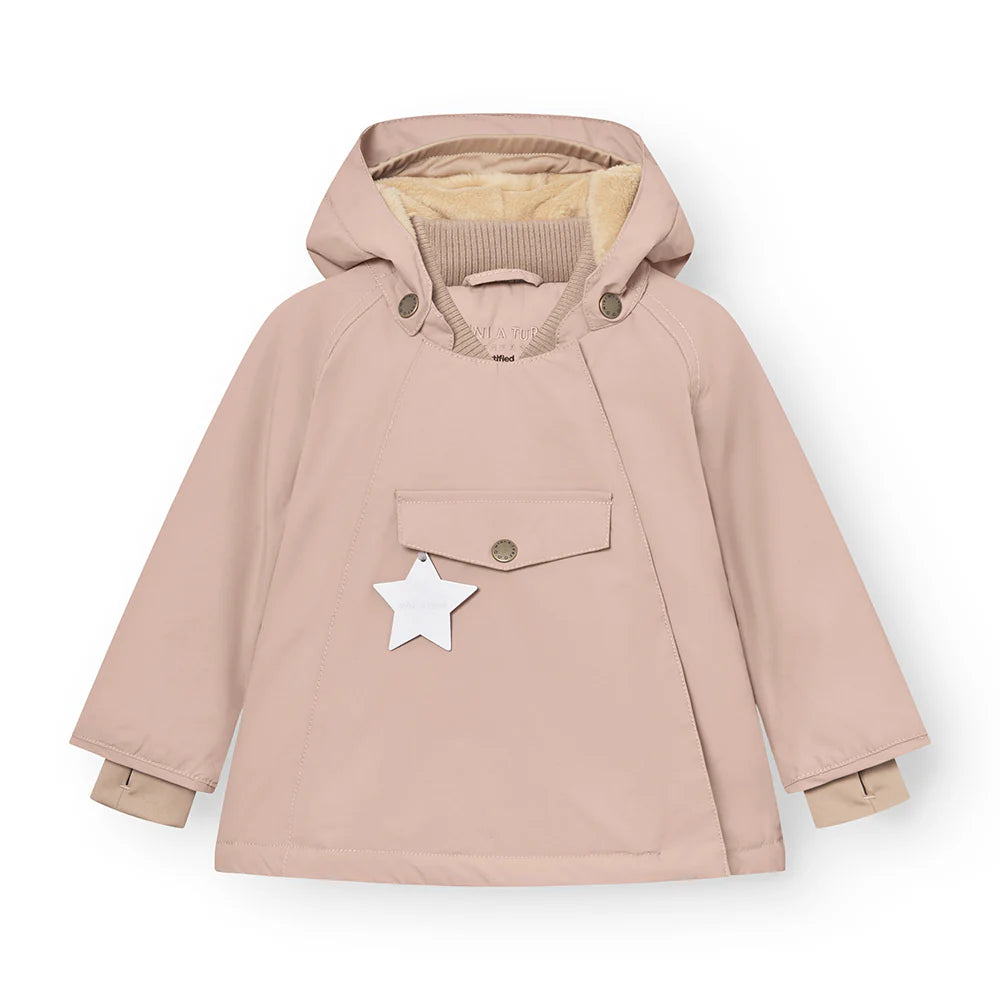 MINI A TURE Kids WANG Winter Jacket in Adobe Rose