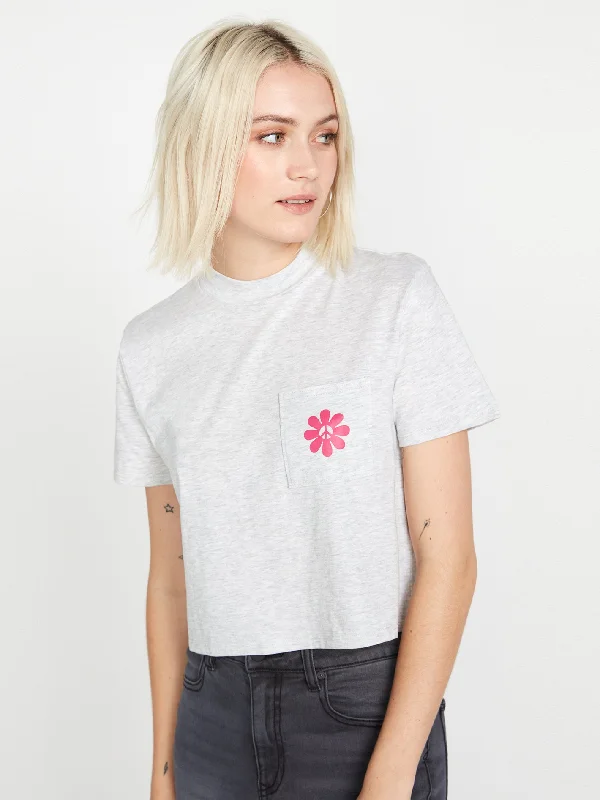 Pocket Dial Short Sleeve Tee - Light Grey