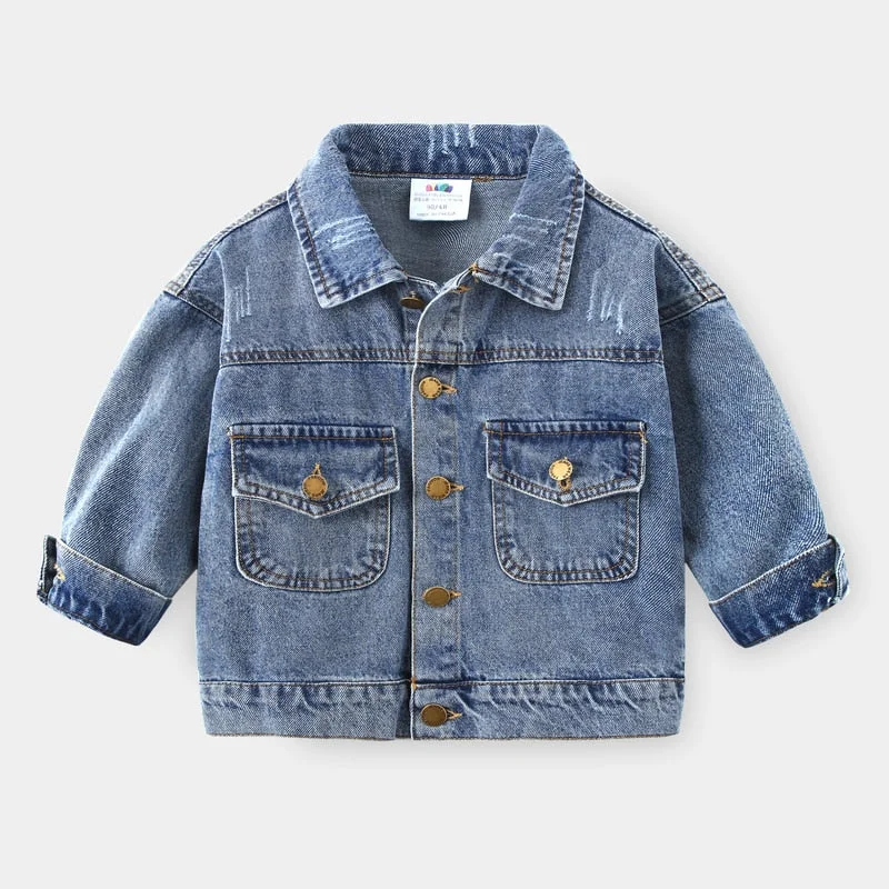 Streetwear Boys Jean Jacket