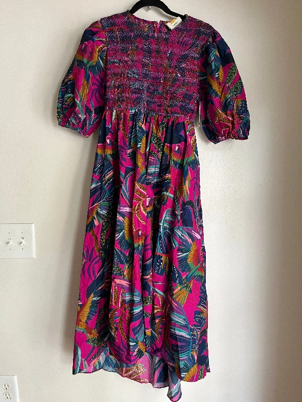 Dress Casual Maxi By Farm Rio In Multi-colored, Size: Xs