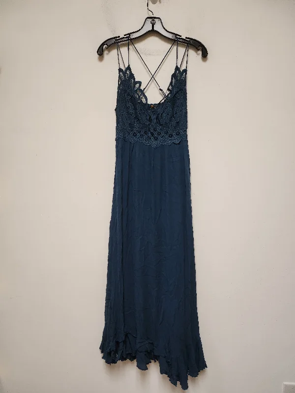 Dress Casual Maxi By Free People In Green, Size: L