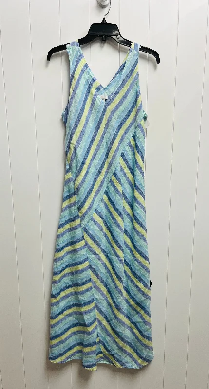 Dress Casual Maxi By J. Jill In Blue & Green, Size: M