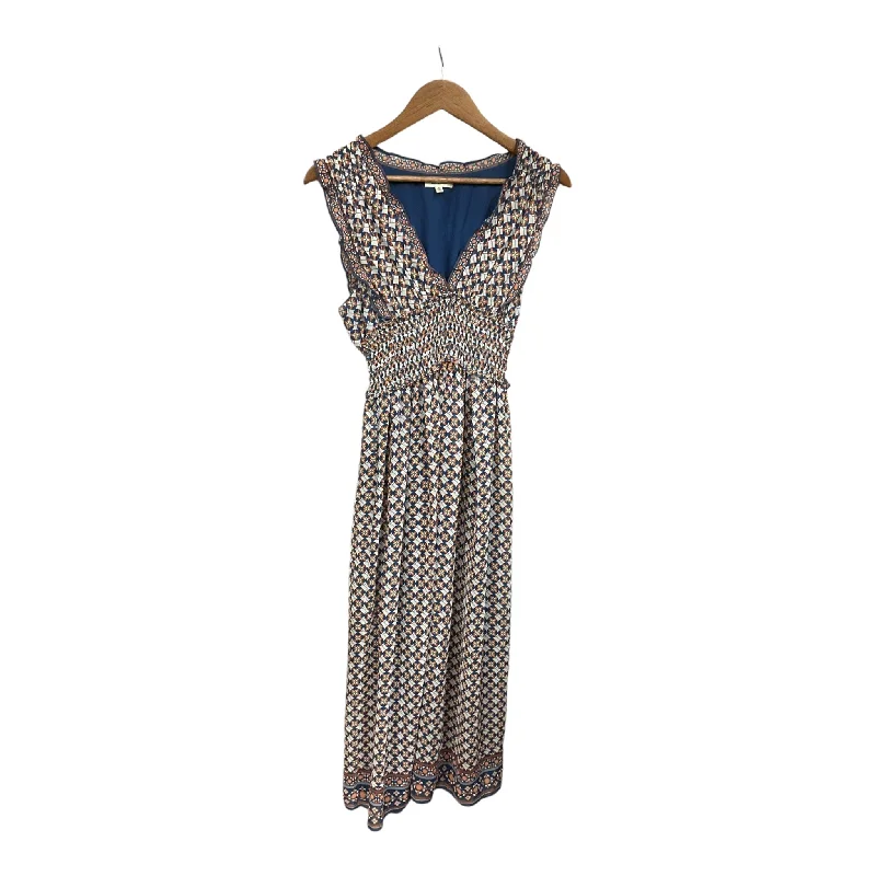 Dress Casual Maxi By Max Studio In Geometric Pattern, Size: S