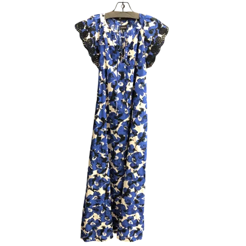 Dress Casual Maxi By Who What Wear In Blue & Cream, Size: Xs