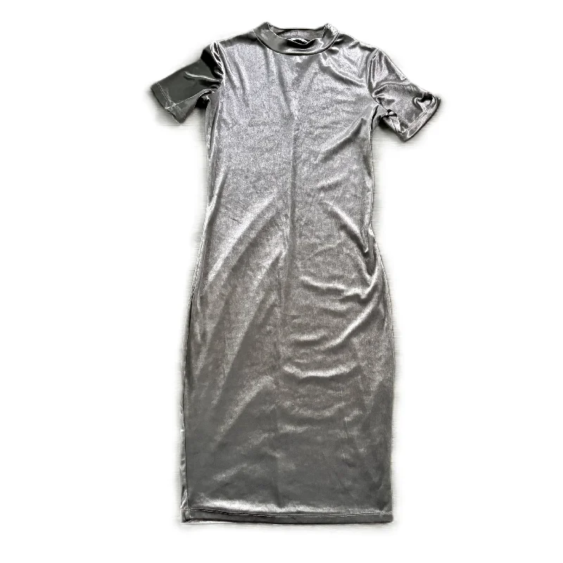 Dress Casual Maxi By Zara In Grey, Size: S