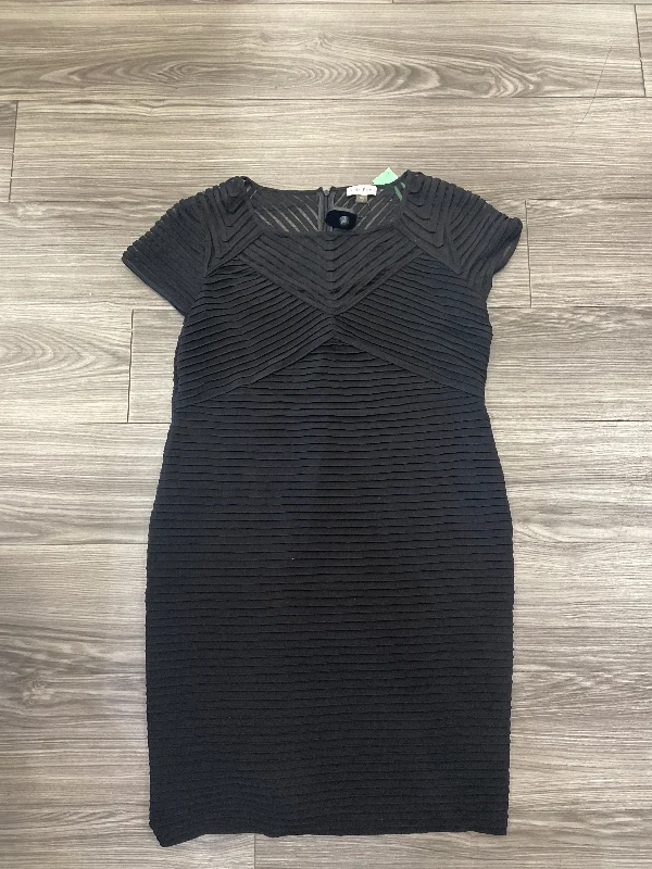 Dress Casual Midi By Calvin Klein In Black, Size: 16