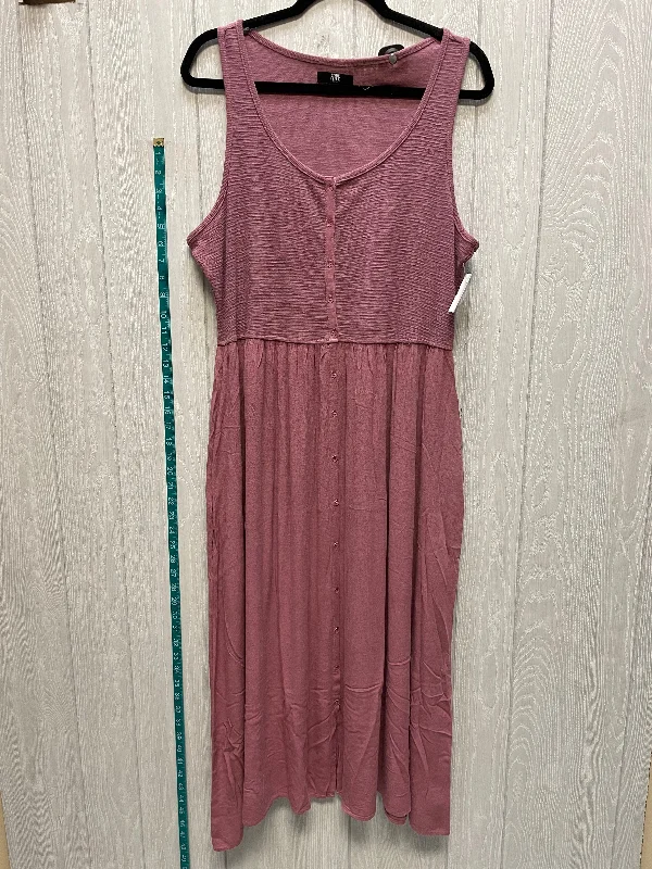 Dress Casual Midi By Frye In Mauve, Size: Xl