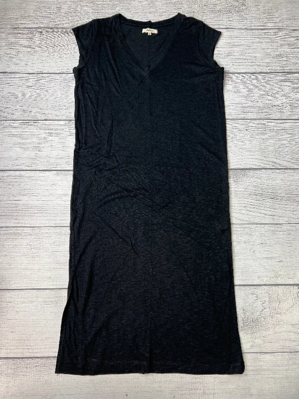 Dress Casual Midi By Madewell In Black, Size: M