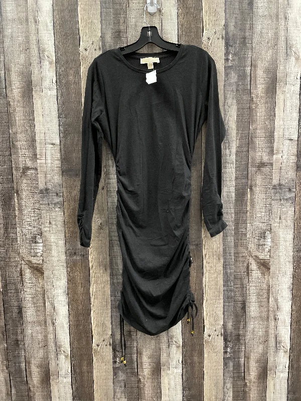 Dress Casual Midi By Michael By Michael Kors In Black, Size: S