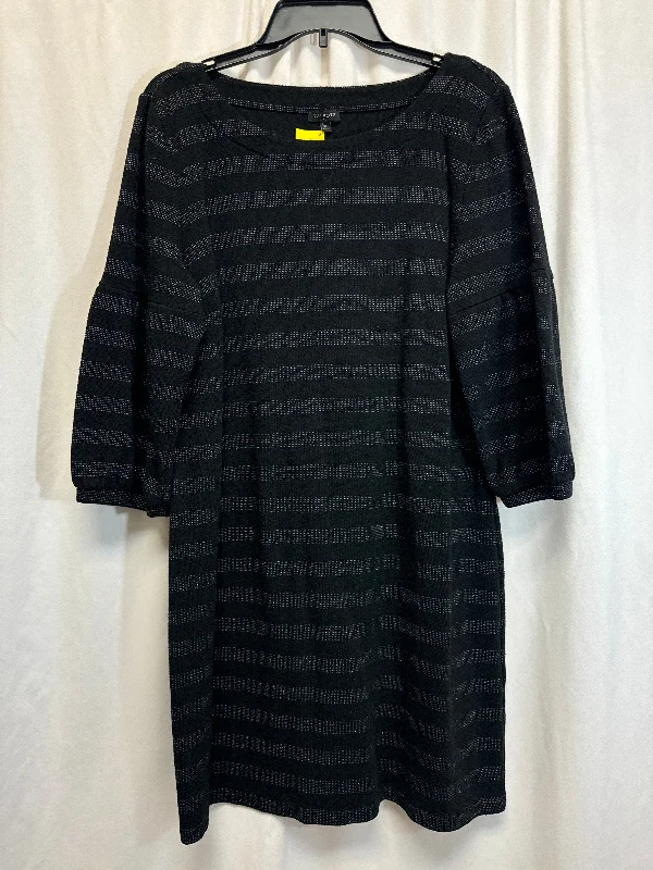 Dress Casual Midi By Talbots In Black, Size: Xl