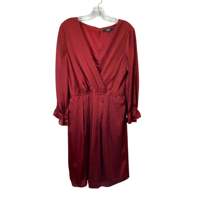 Dress Party Midi By Alex Marie In Red, Size:L