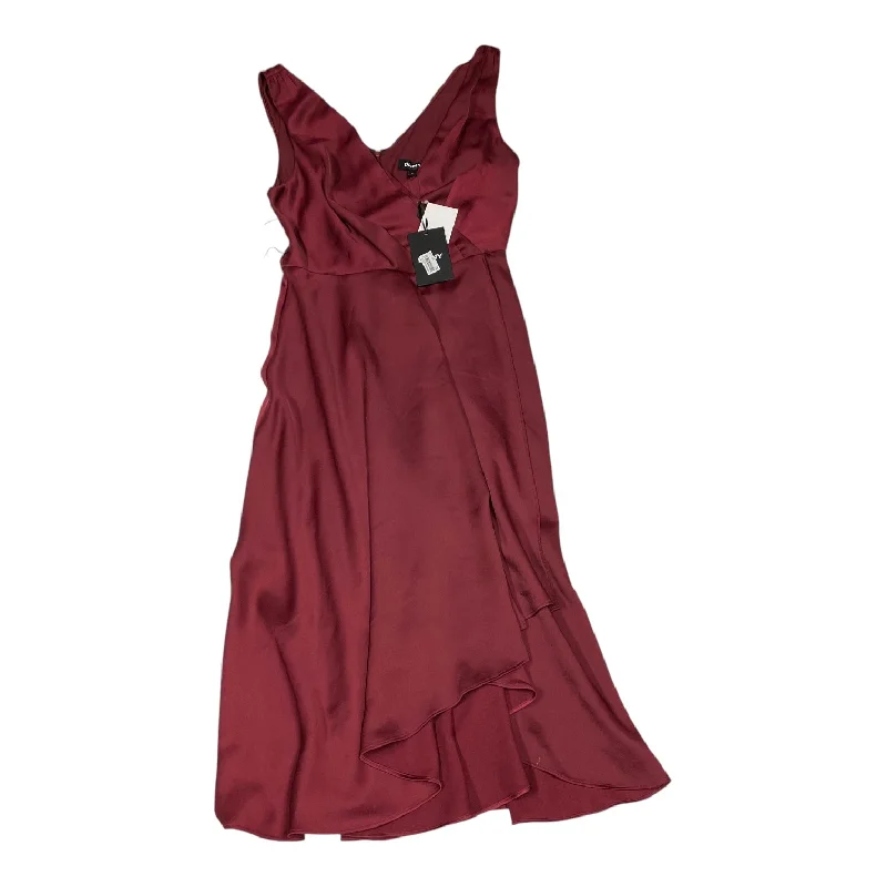 Dress Party Midi By Dkny In Red, Size: 2