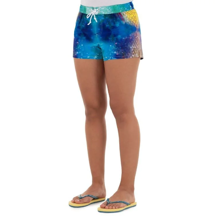 Guy Harvey Women's Boardshorts Stretch Waist UPF Protection