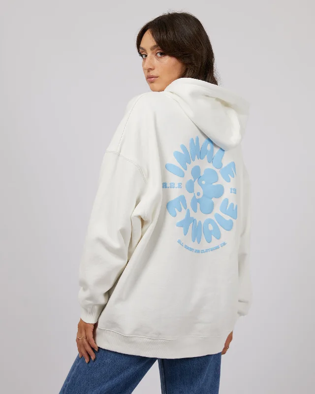 All About Eve Exhale Hoodie Vintage White