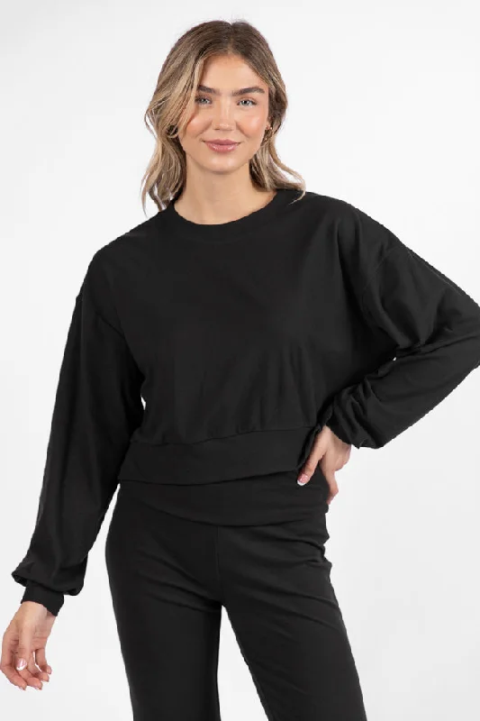 In A Dream Black Super Soft Pullover