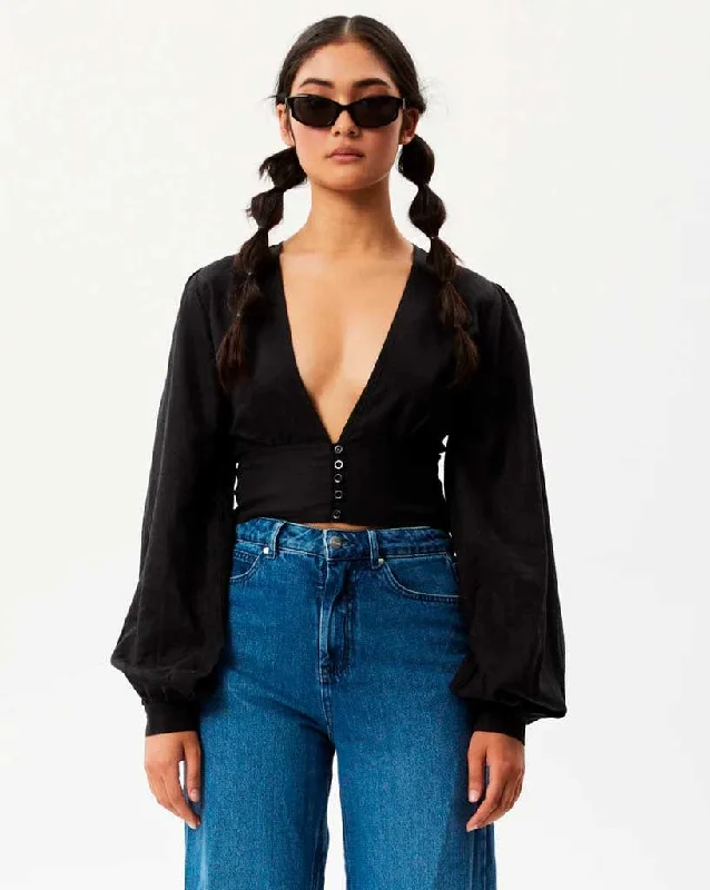 Lilo - Long Sleeve Button Up Top