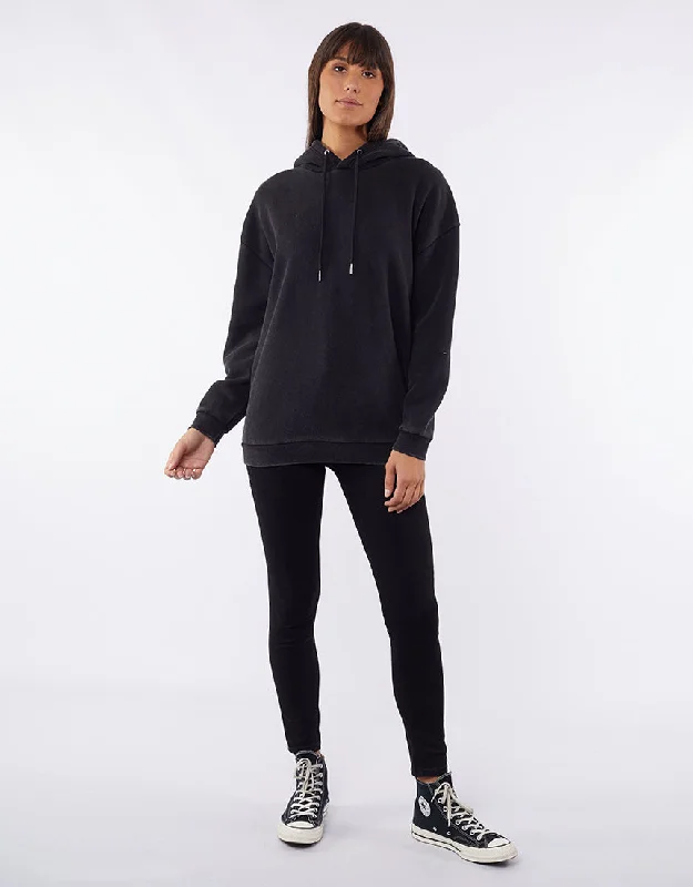 Silent Theory Standard Hoody Washed Black