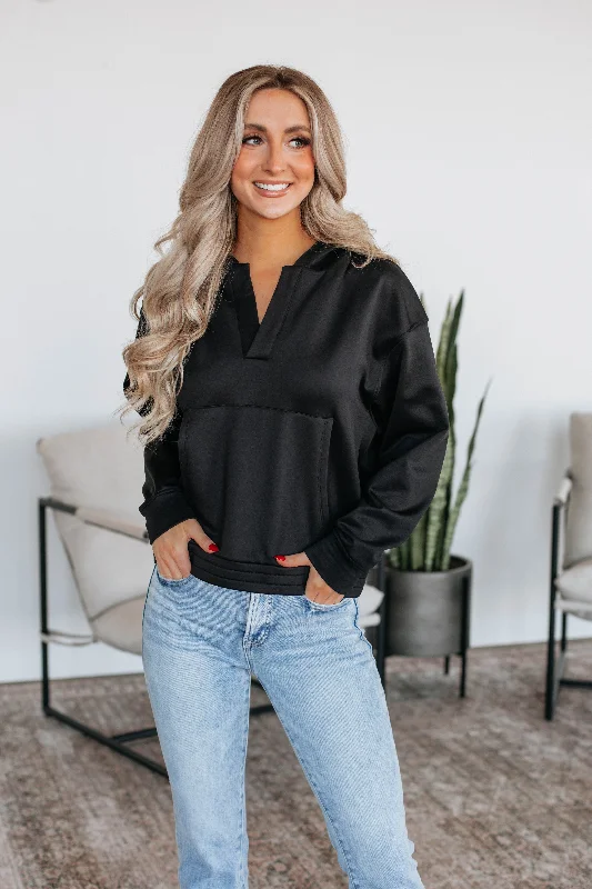 Zealand Lounge Pullover - Black